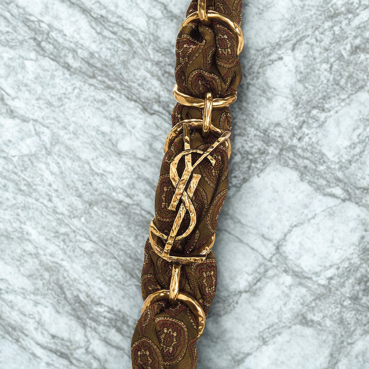 YVES SAINT LAURENT – AMALIA BAG IN JACQUARD