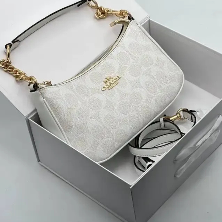 COACH TERI SIGNATURE CANVAS BAG