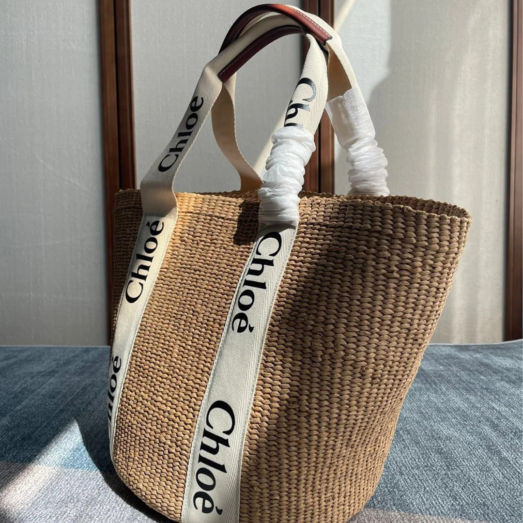 CHLOÉ WOODY LARGE BASKET BAG